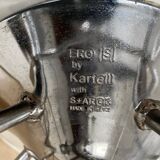Philippe STARCK white Eiffel swivel chair on casters EROS by KARTELL