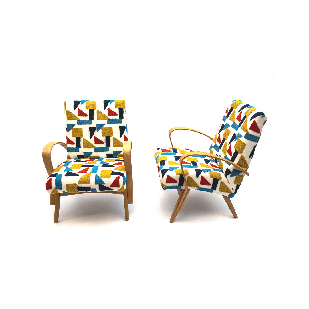 Couple of armchairs by František Jirák for Tatra, Czechoslovakia,1960