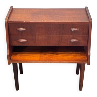 Scandinavian teak chest of drawers from the 1960s, Denmark.