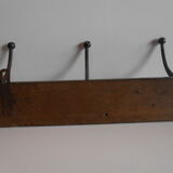 Patere wears coats hats cast wood art deco