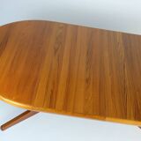 Vintage Teak Esstisch Dining Table Rund Erweiterbar Glostrup Danish Design