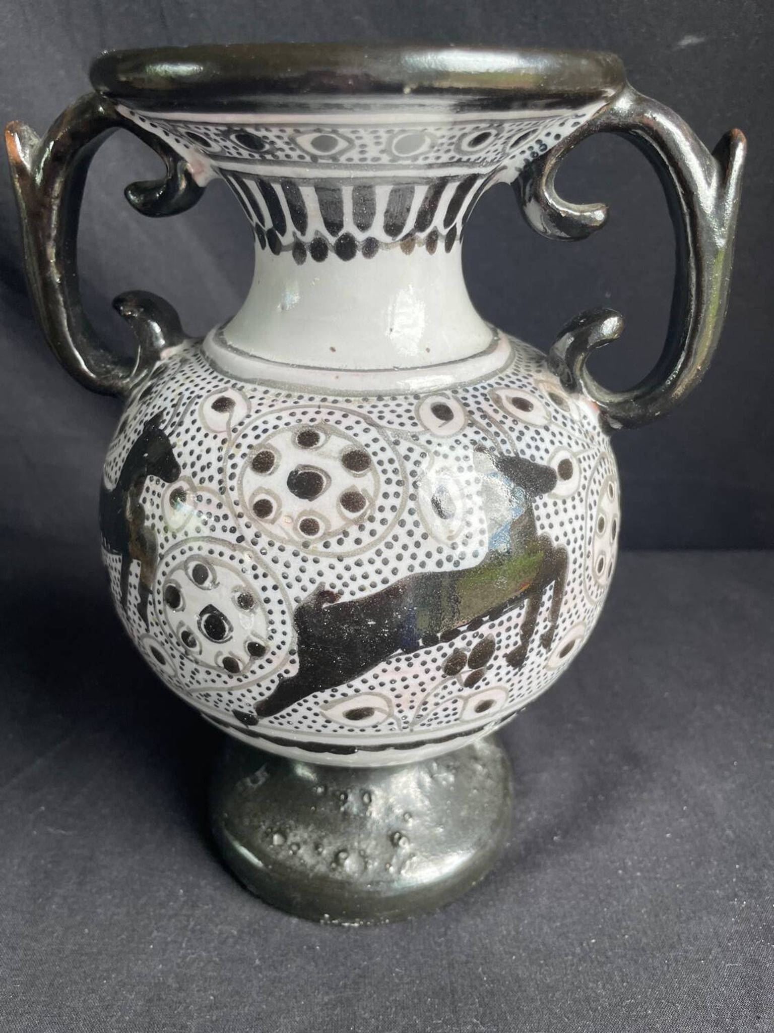 Vase Nabeul , signé Tunisie, années 60