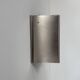 Vintage modernist wall lamp, folded metal, France 1970