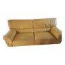 Yellow leather canaper