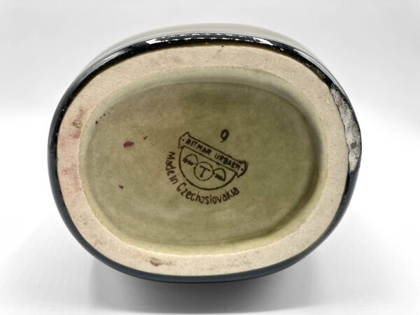 Vase en céramique ditmar urbach • 1960 • tchécoslovaquie