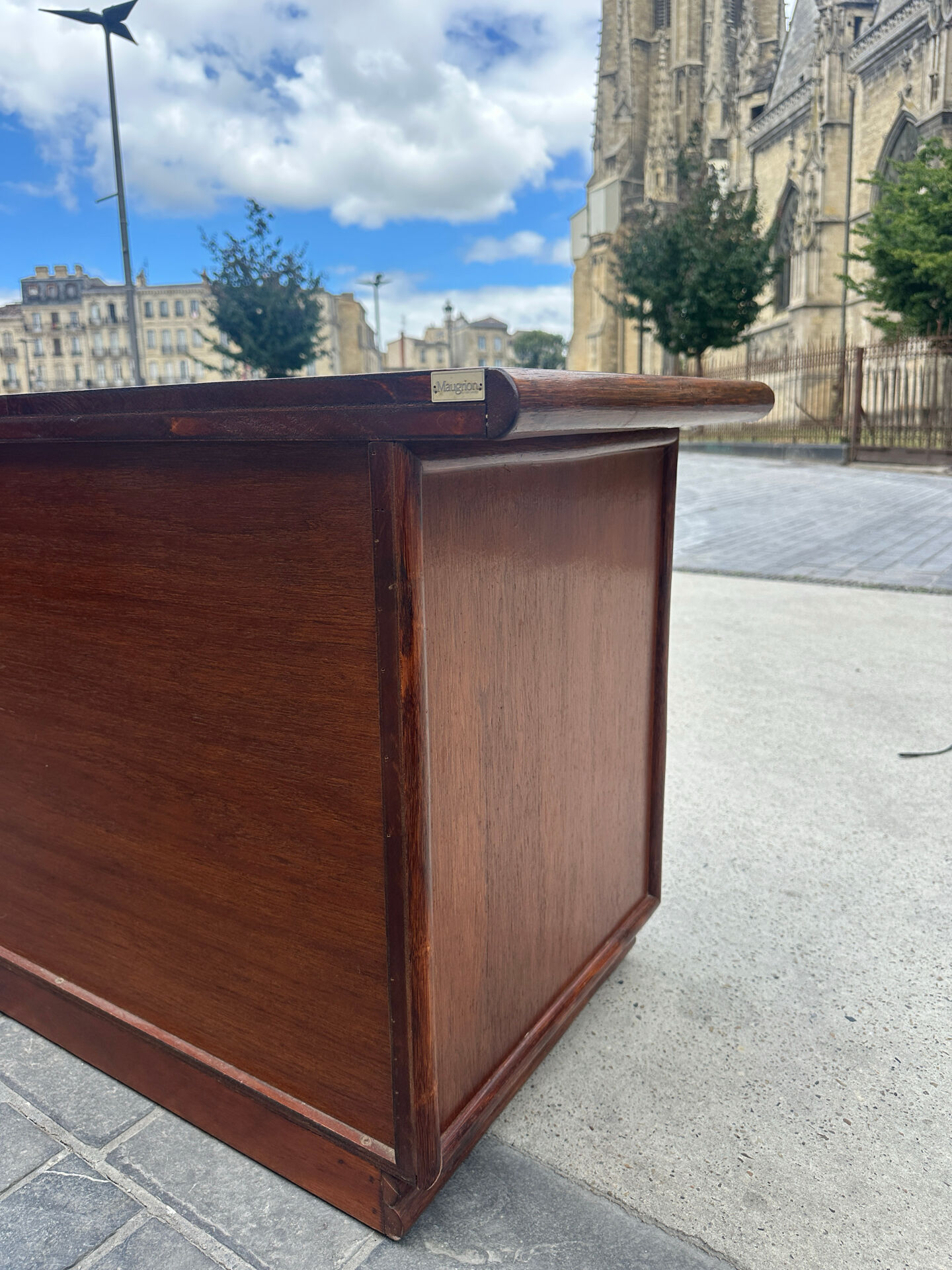 Commode en rotin Maugrion pour Rochebobois