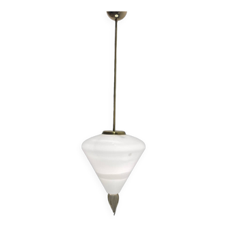 Suspension lumineuse en verre de Murano années 1980