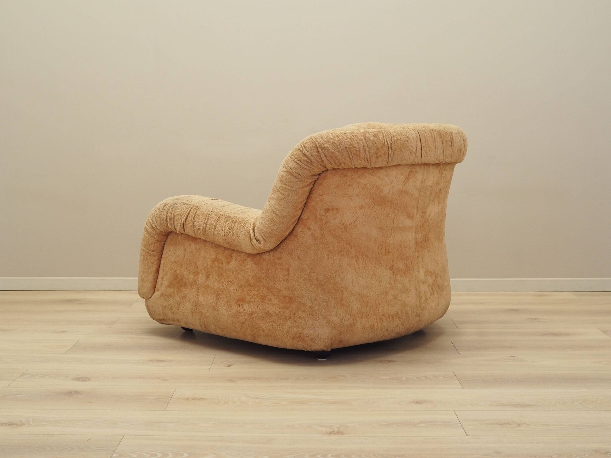Beige armchair, Italian design, 1960s, production: Italy