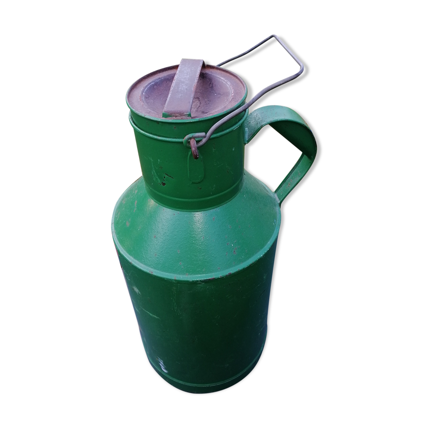 Green milk jug