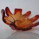 Sommerso Murano Glass Bowl, Italy, 1960s