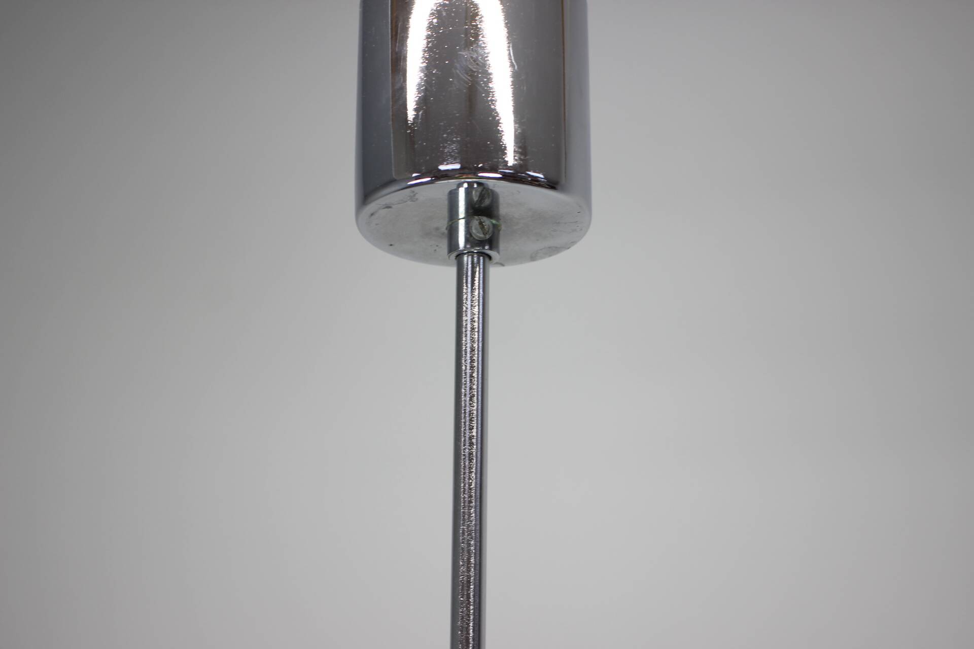 Mid-Century Chrome Pendant, 1960s, Czechoslovakia