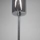 Suspension en verre et métal chromé, Tchécoslovaquie 1960