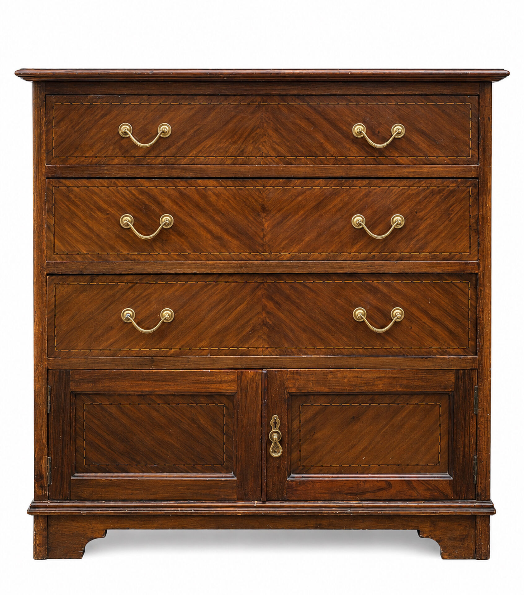 Georgian Chippendale commode 19th century