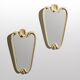 Wall Mirrors in the style of Osvaldo Borsani, Italy, 1950s, Set of 2