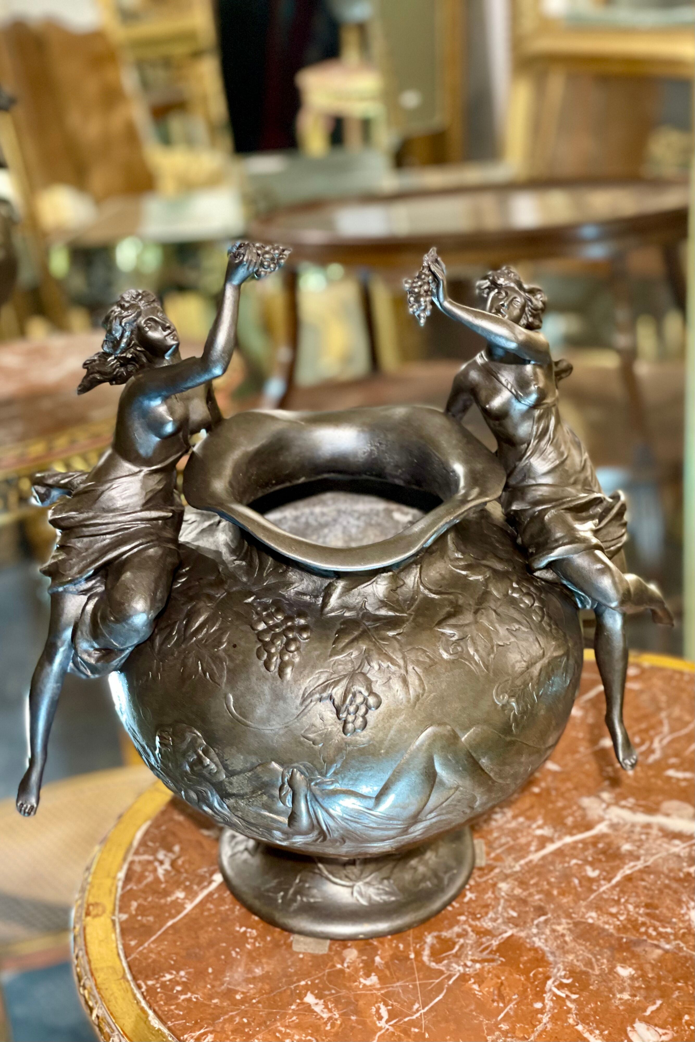 Art Nouveau period vase signed Charles POerron