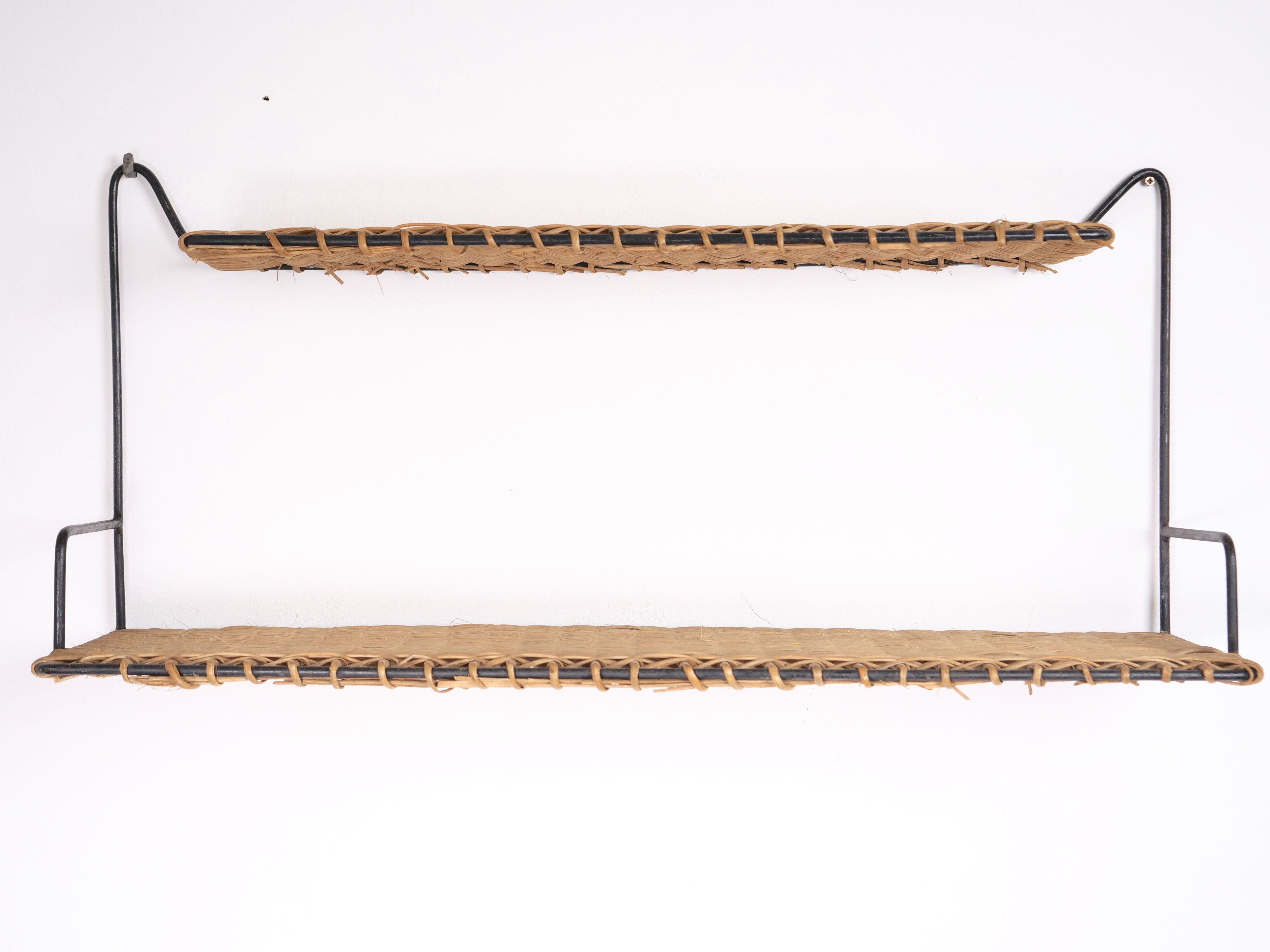 Raoul Guys rattan shelf