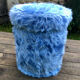 Vintage moumoute pouf