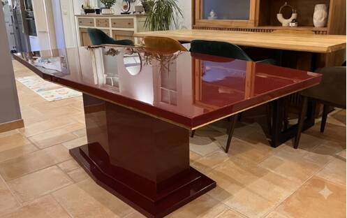 Vintage Bordeaux dining table Eric Maville