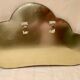 Cloud Shaped Brass Mirror