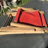 Petit fauteuil d’enfant pliant en toile plage