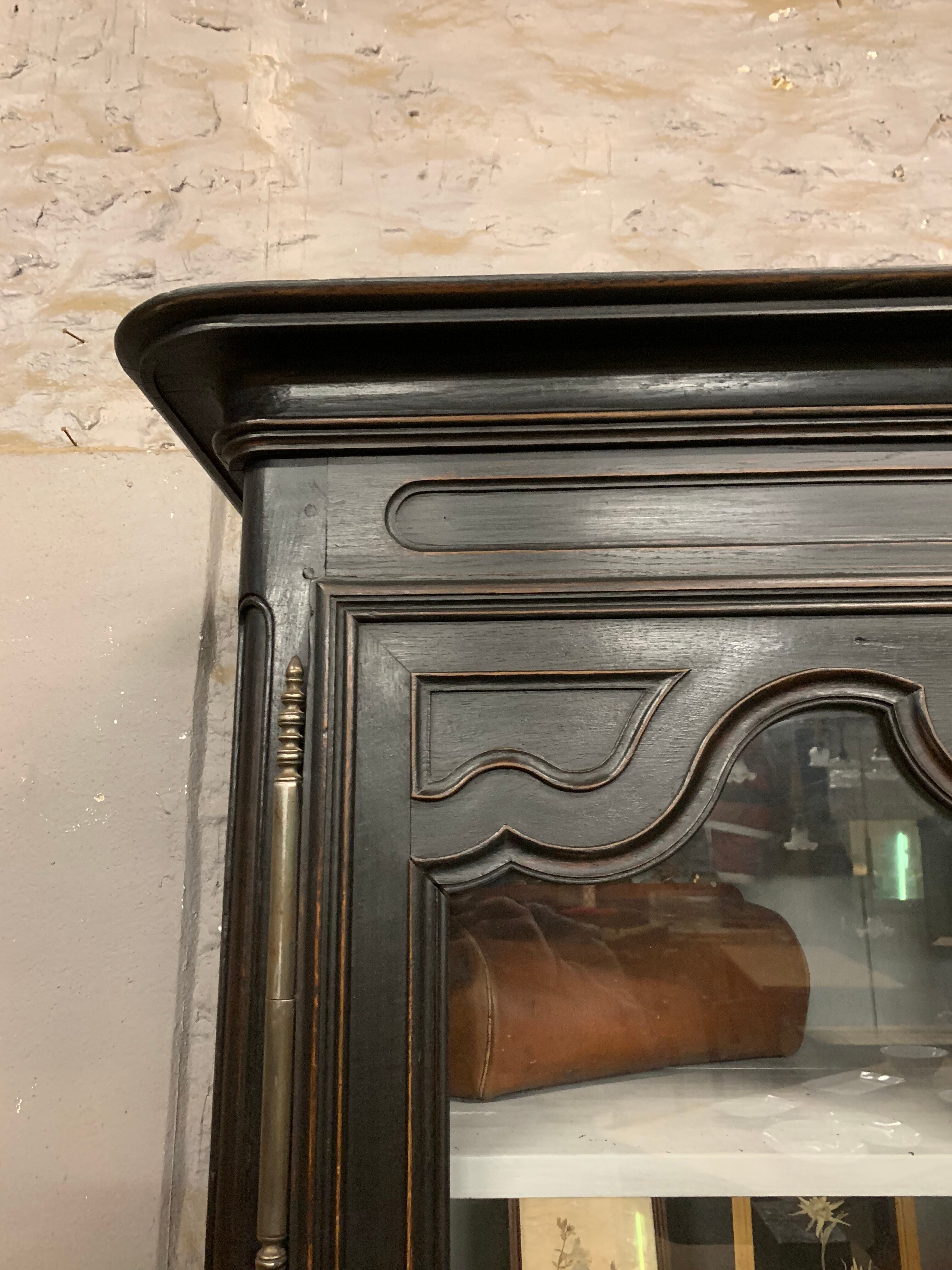 Old library in oak 19th