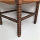 Vintage wooden corner chair turns, 50/60