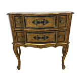 Old italian chest of drawers florentine venetian golden wood