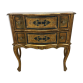 Old italian chest of drawers florentine venetian golden wood