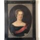 19th Century  Antique Vintage Large Original Portrait Painting of a German