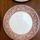 Set of 4 dessert plates Creil & Montereau – Labrador model