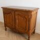 Small antique buffet in carved wood, Traditional style.