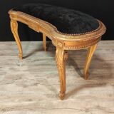 Louis XV kidney-shaped piano bench