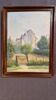 Oil on canvas Tennie's castle in Sarthe