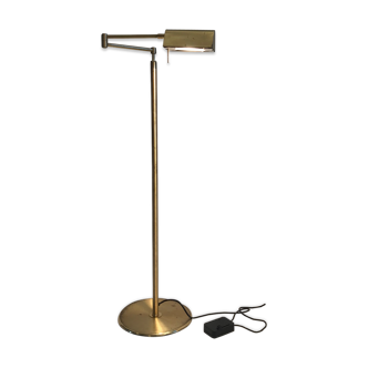 Lampadaire liseuse en laiton
