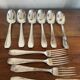 Set of silver-plated cutlery