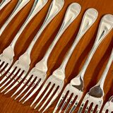 Christofle pearls 12 fish cutlery 24 pieces excellent condition