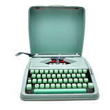 Green lime leaf typewriter hermes