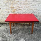 Oak table, formica top