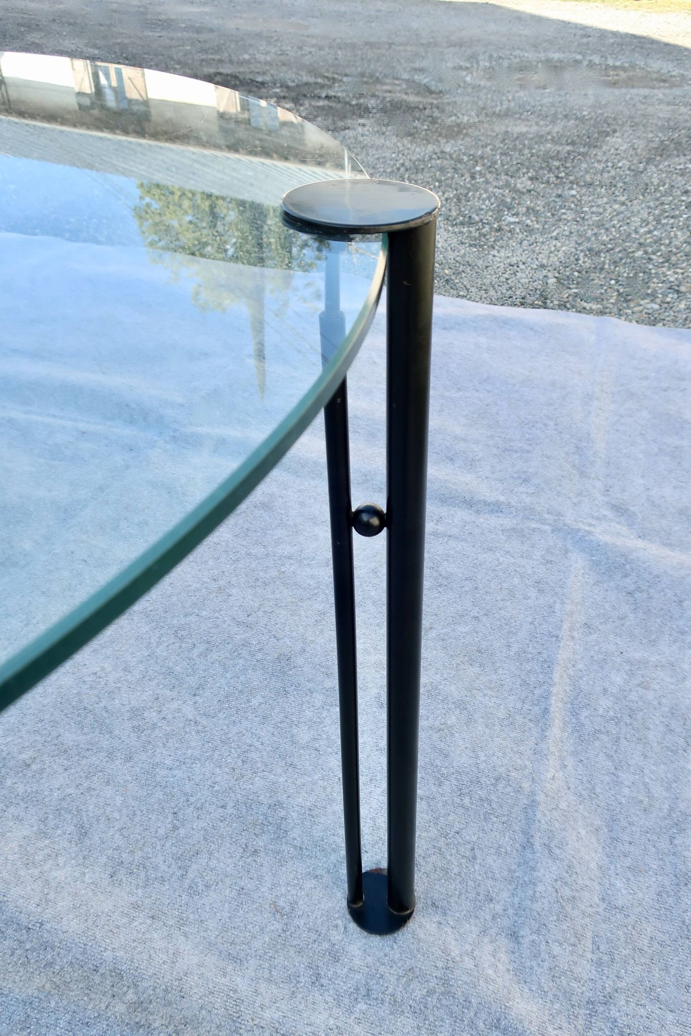 Table ronde "joe ship" design Philippe Starck vers 1982, 120 cm