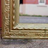 Large old gilded mirror 84x139cm