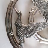 Siléa silver metal trivet