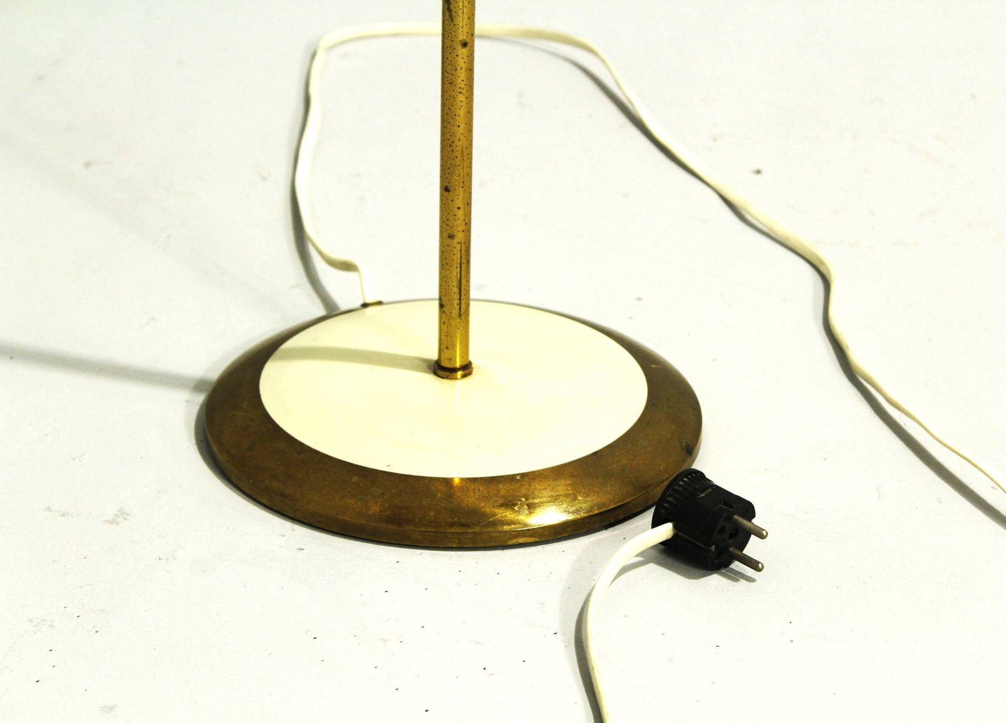 Italian Brass Three Light Floor Lamp, 1960s