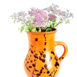 Spotted terracotta decanter, circa 1960