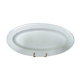 Serving or presentation dish in creil and montereau white porcelain