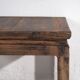 Square side table in old solid wood
