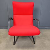 Fauteuil lounge P40 vintage par Osvaldo Borsani pour Tecno, années 1960.