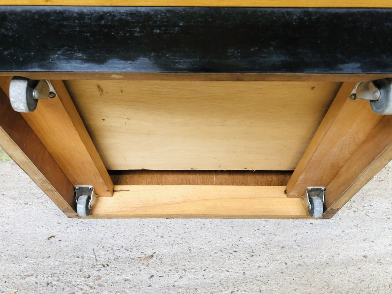 Commode vintage chêne blond Circa 60