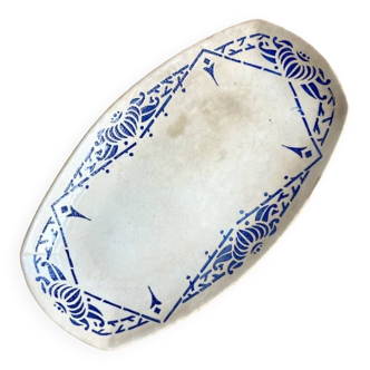 Terre de fer Art Deco dish