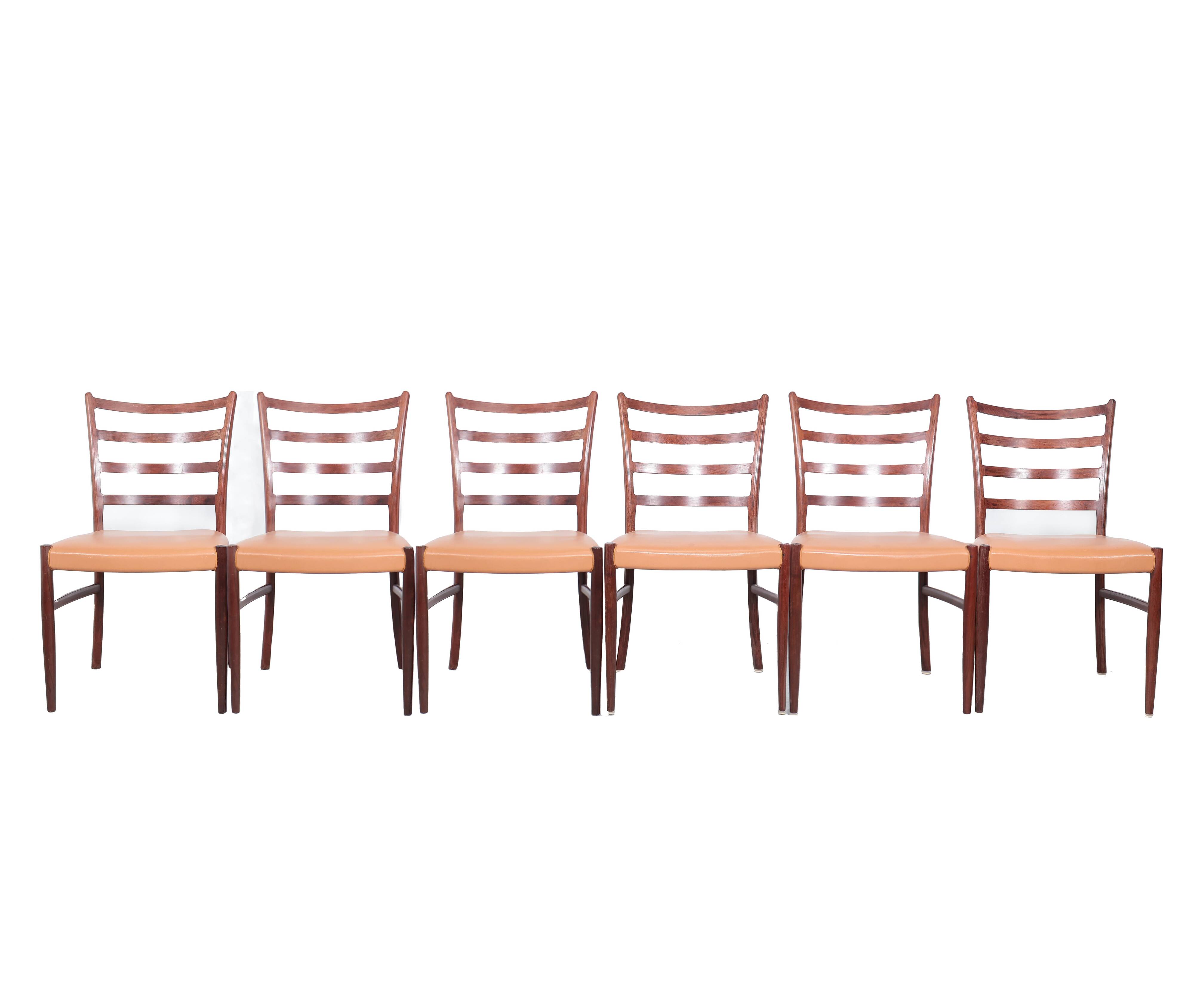 Johannes Andersen dining chairs set of 6, 1960s