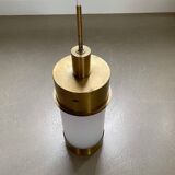 Vintage design pendant lamp, plissé shade, 1960s